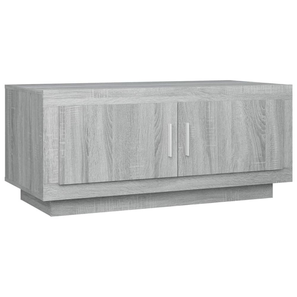 Vidaxl Konferenčný stolík sivý dub sonoma 102x50x45cm spracované drevo